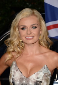 Katherine Jenkins - Strapless Dress Pictures in West Hollywood