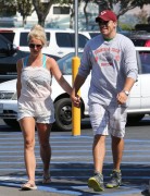 Britney Spears - leggy, stops by Wal Mart in Filmore (7-4-13)