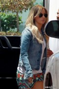 Ashley Tisdale - leggy, out and about in Beverly Hills (8-1-13)*blury*