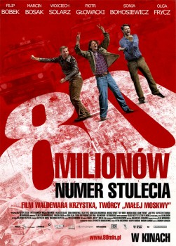 Przód ulotki filmu '80 Milionów'