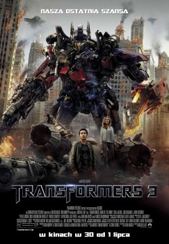 Polski plakat filmu 'Transformers 3'