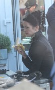 Eva Green - On the Set of “Penny Dreadful” in Ireland (10-23-13)