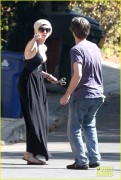 Anne Hathaway - outside her home in Los Angeles 10/27/13